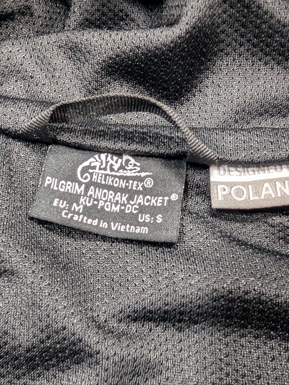 Helikon Tex Jacket Mens S Black Pilgrim Anorak Tactical Hooded Outdoor Utility - Picture 6 of 8